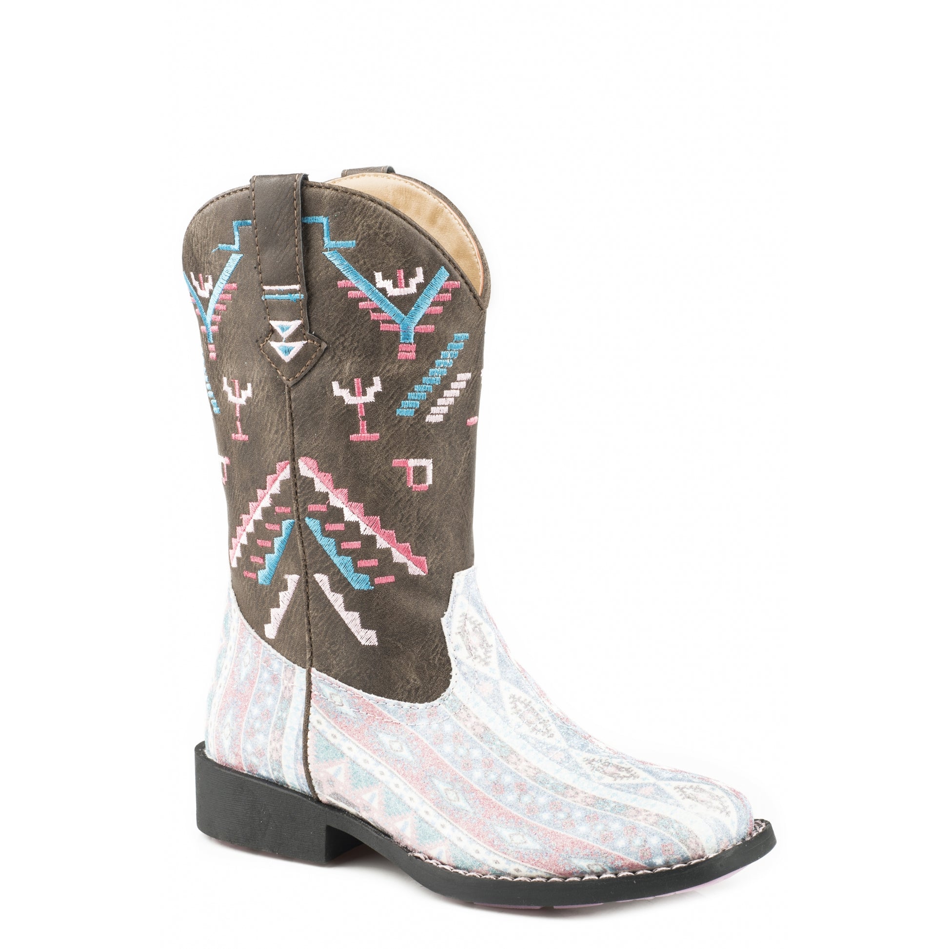 Roper Kids Glitter Azteka Boots