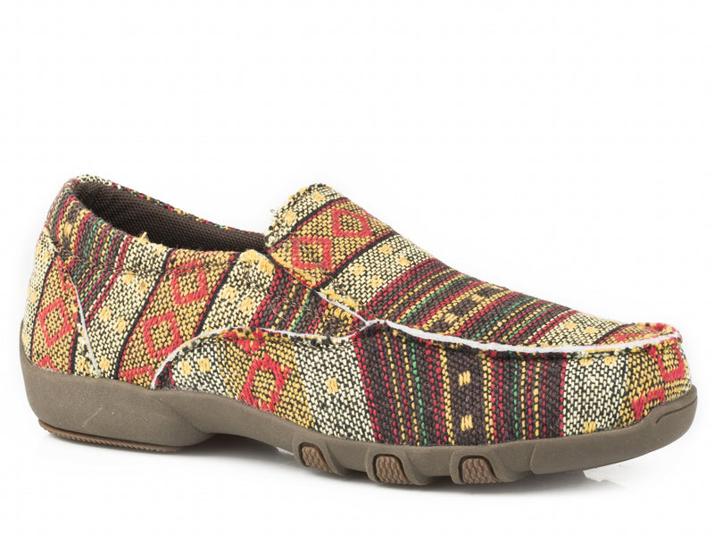 Roper Kids Johnnie Moccasin - Multi Southwest