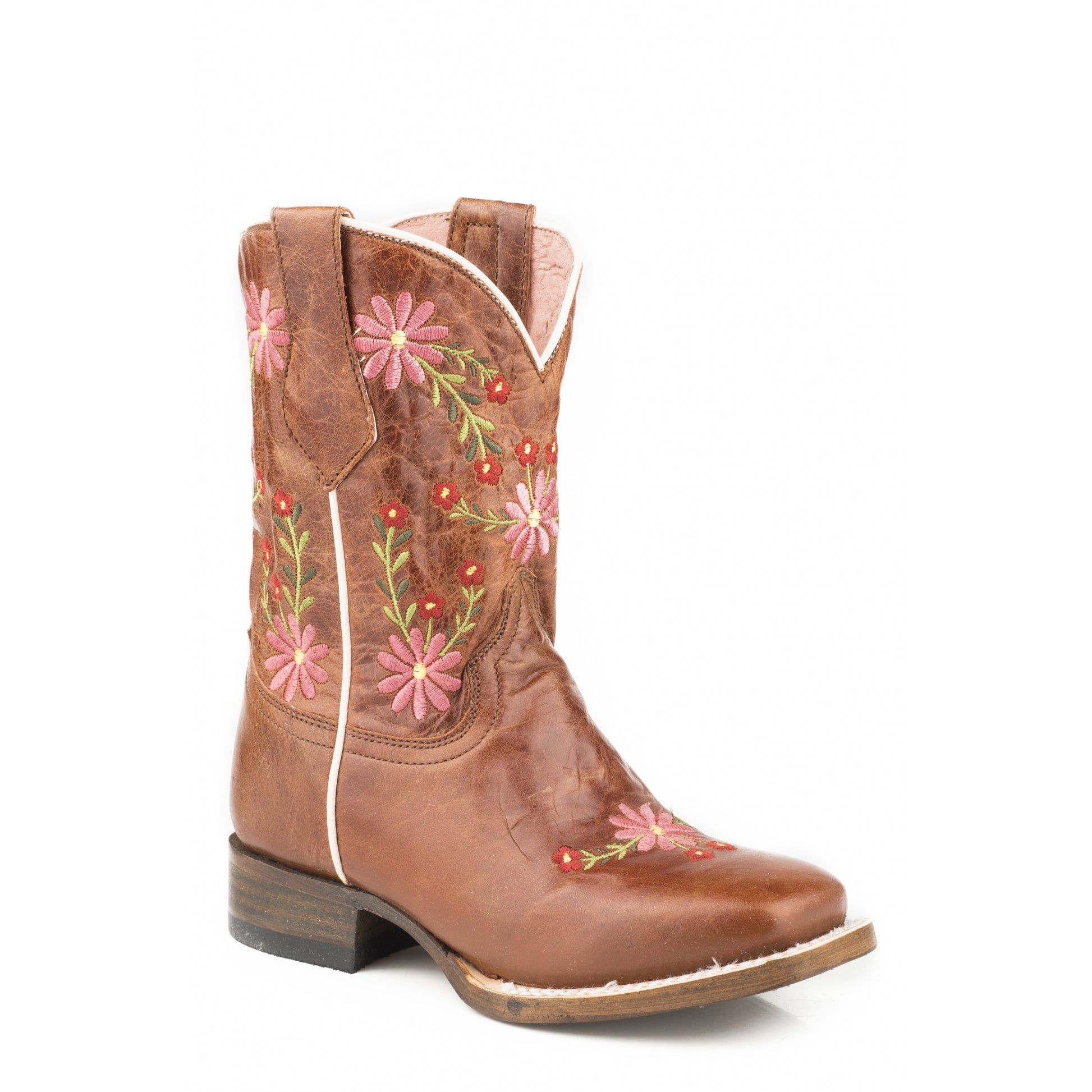 Roper Kids Daiseys Square Toe Western Boots