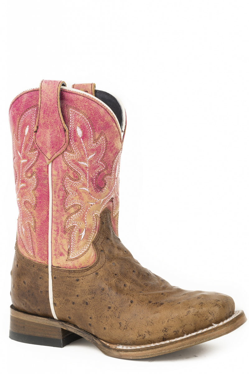 Roper Kids Birdie Square Toe Western Boots