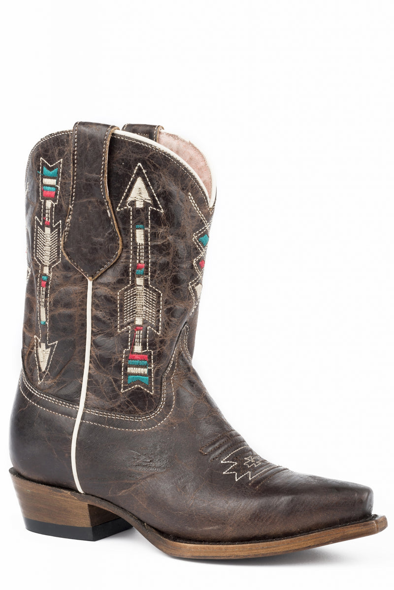 Roper Kids Arrows Snip Toe Western Boots