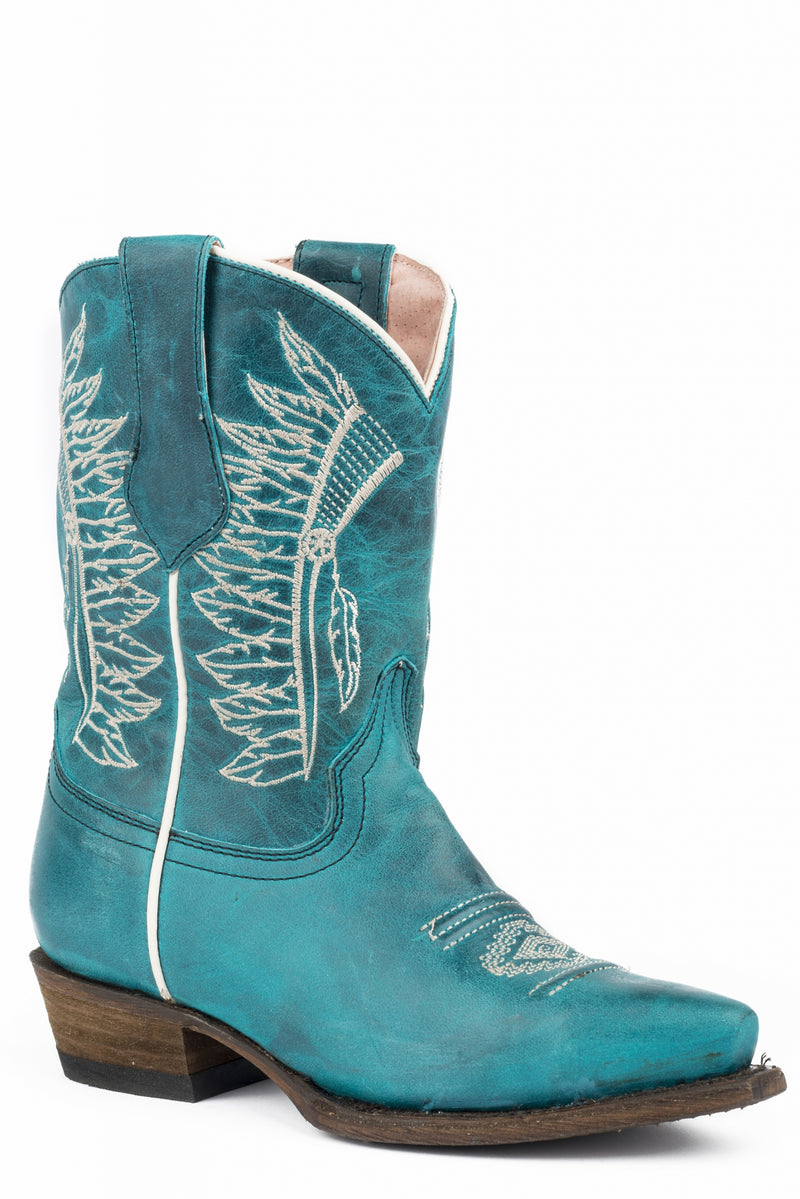 Roper Kids Chiefs Snip Toe Western Boots