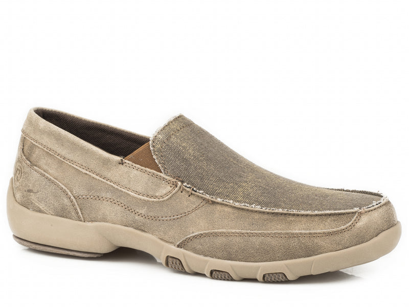 Roper Men's Charlie Slip On Shoe - Tan