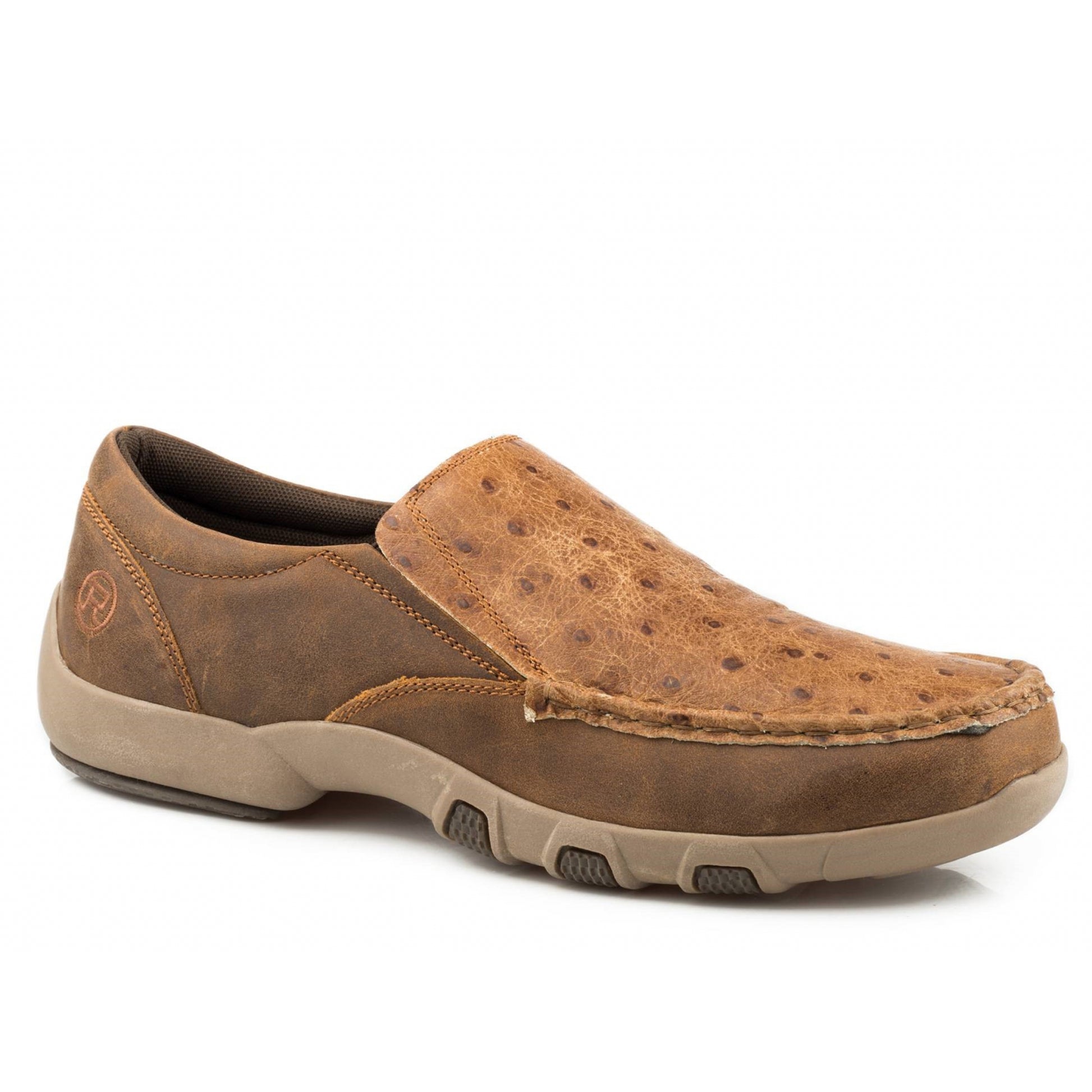Roper Men's Owen Slip On Shoe - Vintage Tan