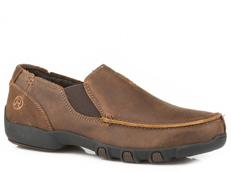 Roper Men's Buzzy Slip On Shoe - Brown