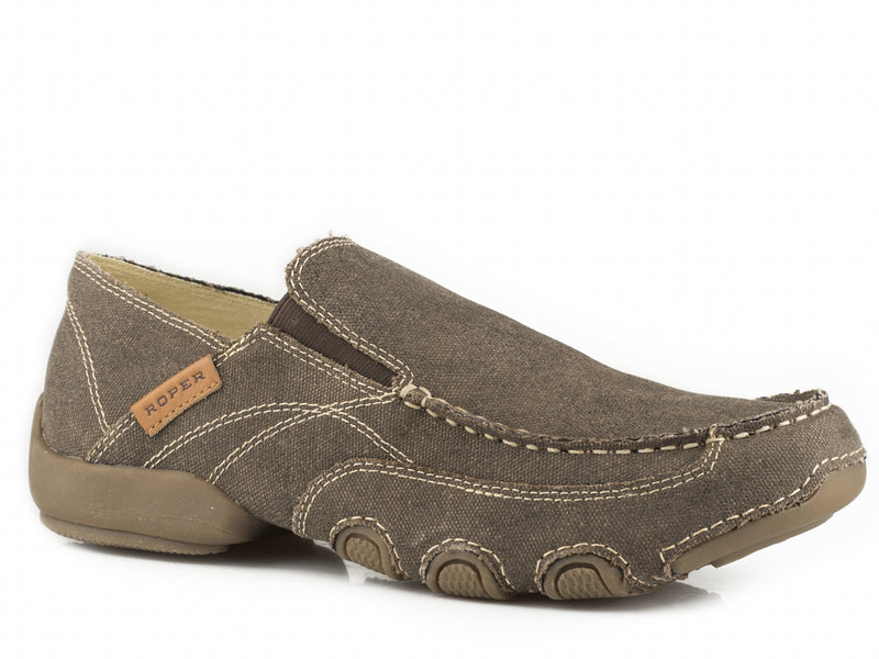 Roper Mens Dougie Slip On Comfort Shoes