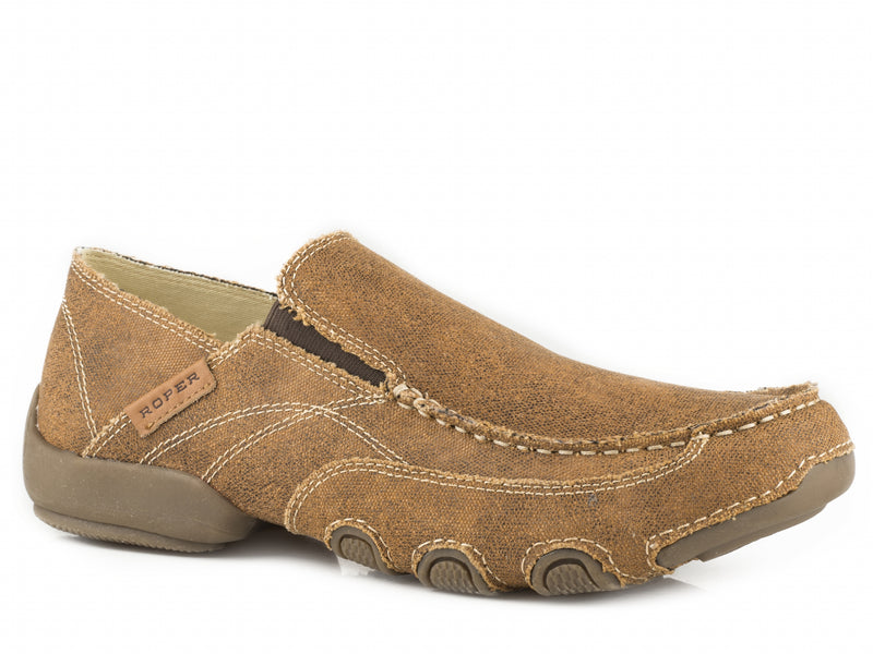 Roper Mens Dougie Slip On Comfort Shoes