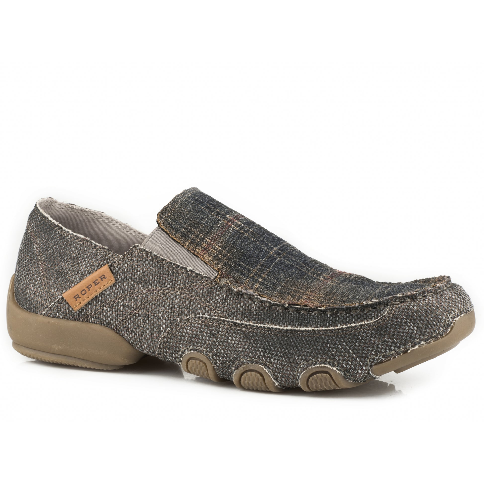 Roper Men's Dougie Shoe - Grey Tweed