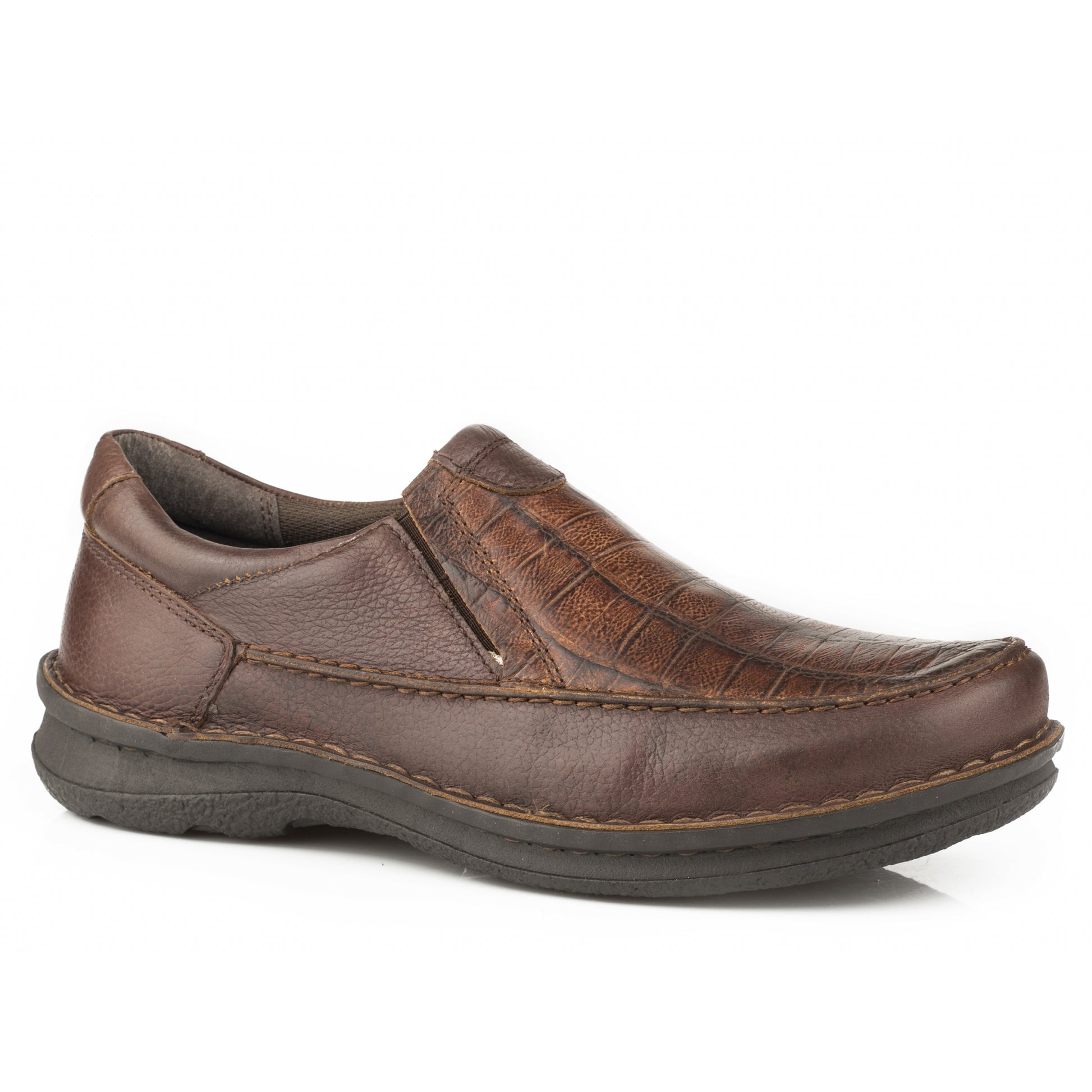 Roper Men's Paxton Shoe - Tumbled Bay Brown