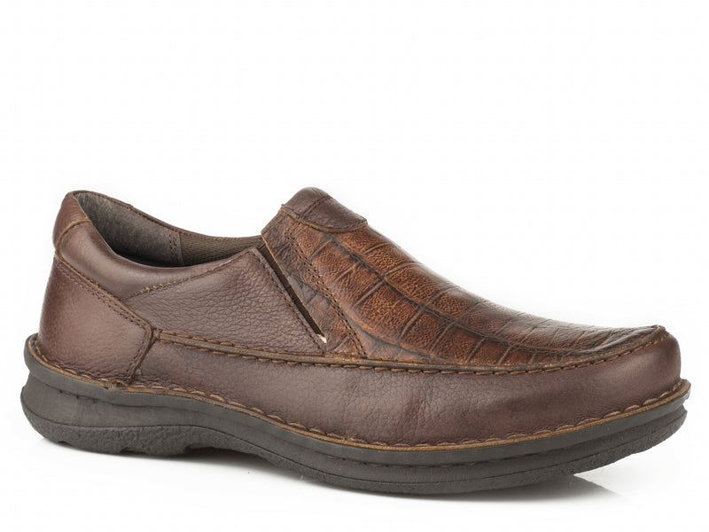Roper Men's Paxton Shoe - Tumbled Bay Brown