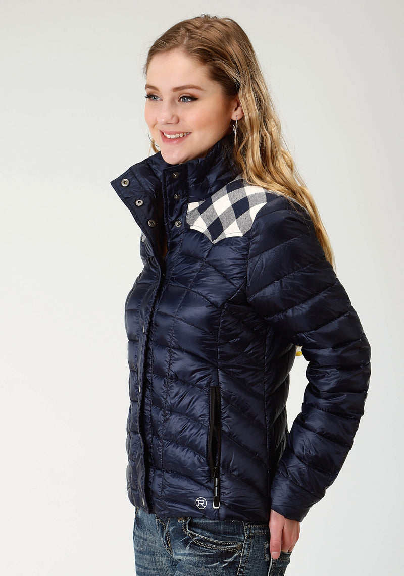 Roper Ladies Blue Rangegear Lightweight Down Jacket