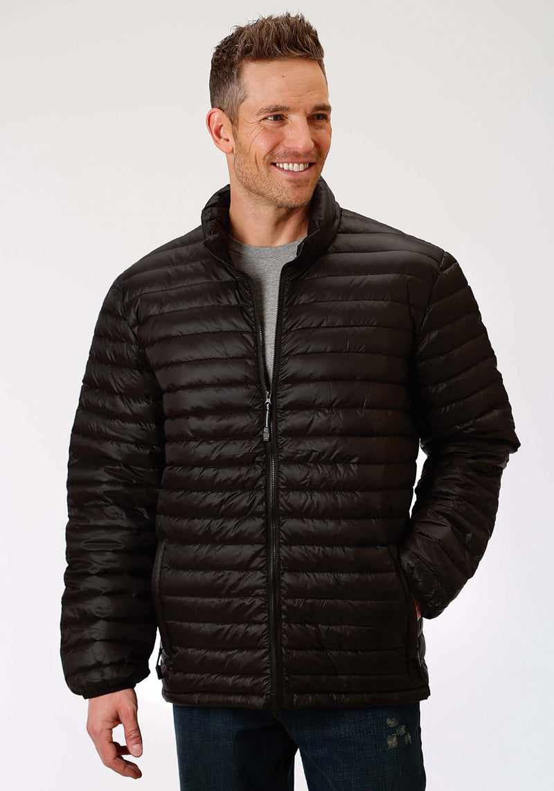 Roper Men's Crushable Parachute Jacket - Black