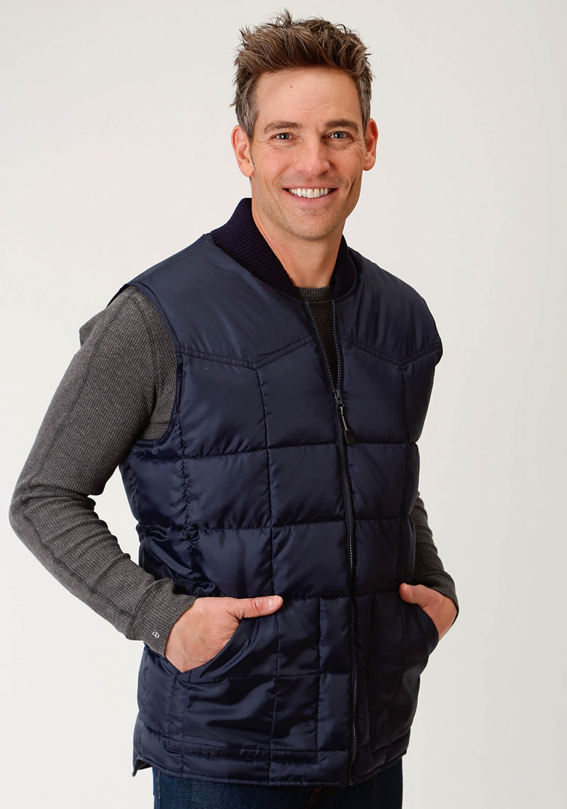 Roper Men's Rangegear Down Vest - Navy