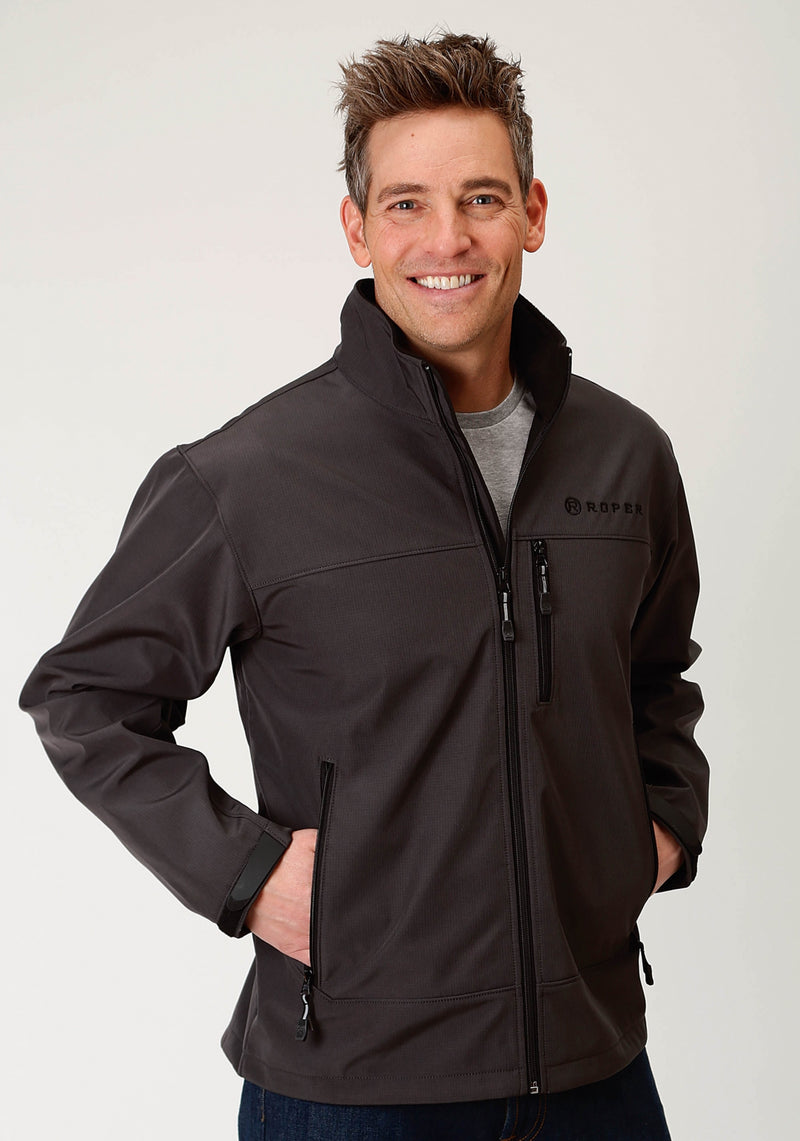 Roper Men's Bonded Jacket - Charcoal