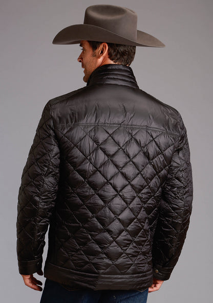 Stetson Men's Nylon Parachute Jacket - Black