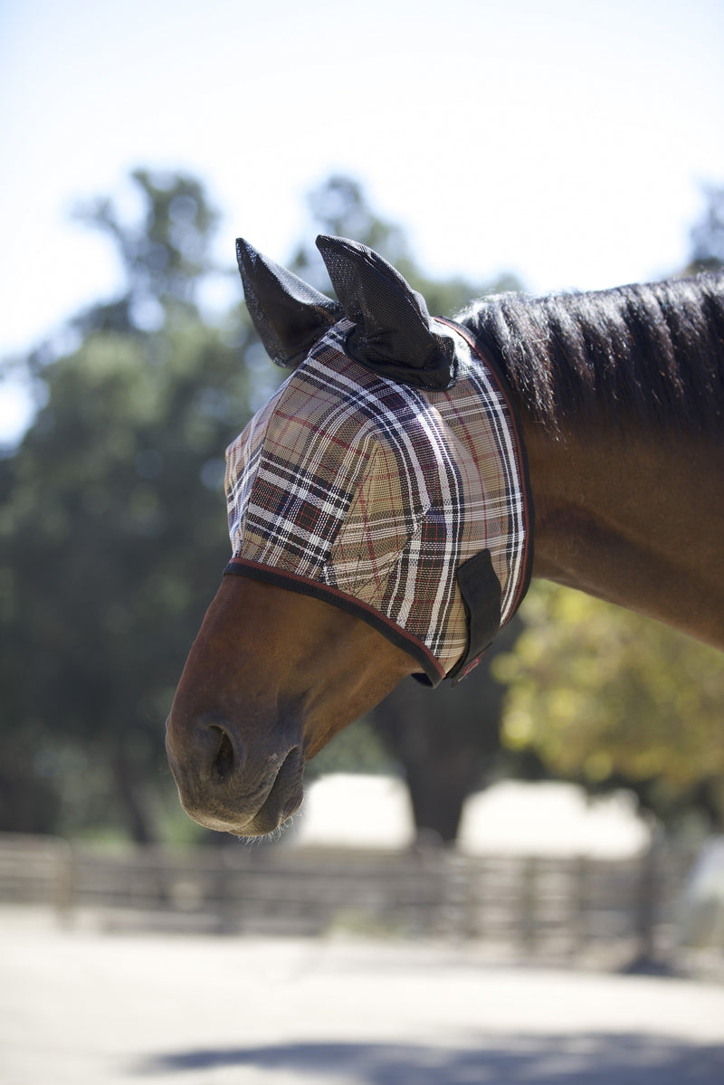 Kensington Fly Mask With Web Trim & Ears
