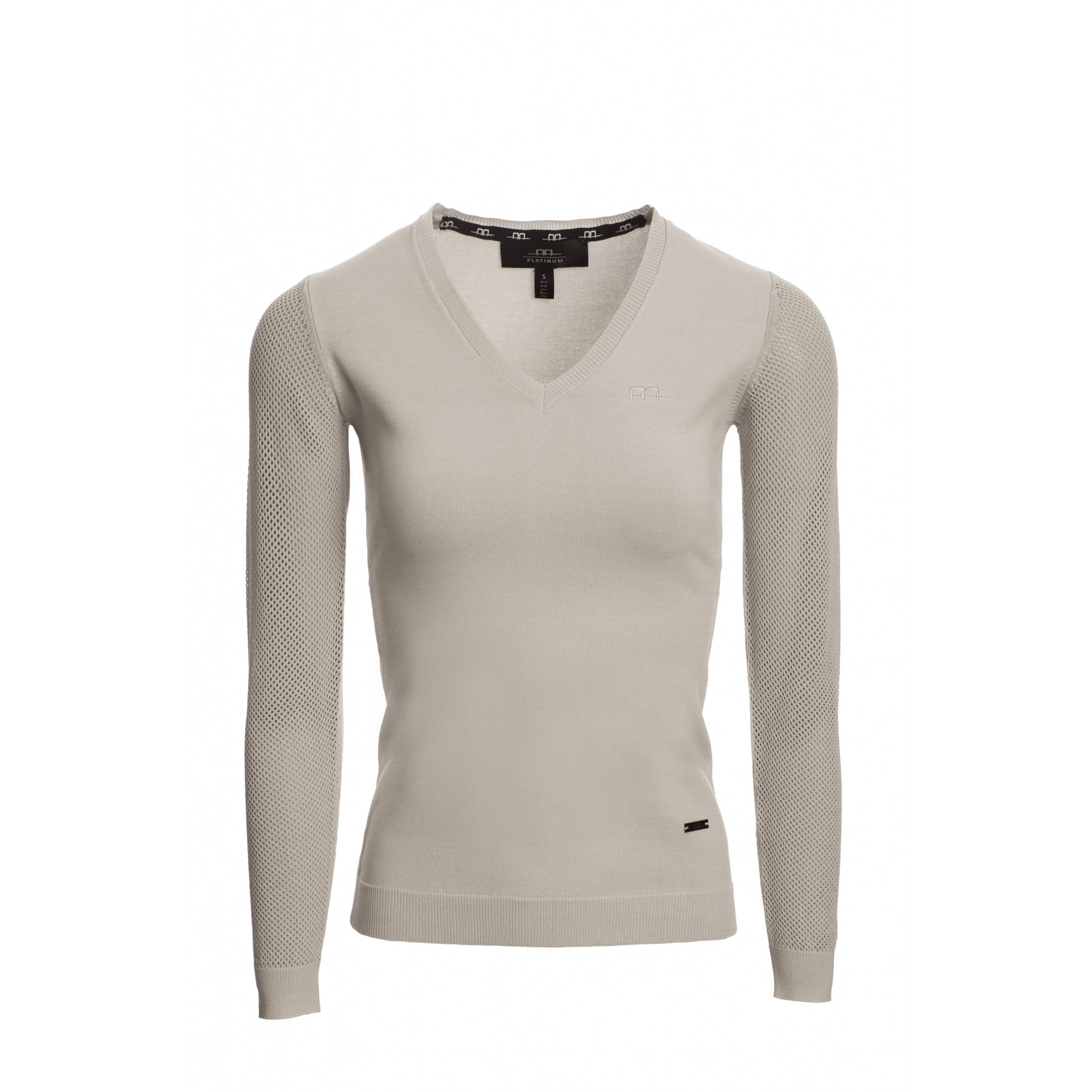 Alessandro Albanese Ladies Sweater with Perforated Sleeves