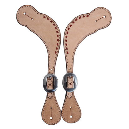 Professionals Choice Roughout Buckstitch Spur Straps