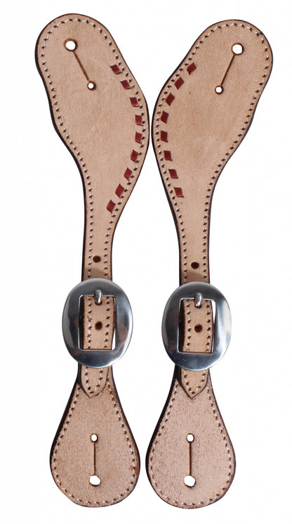 Professionals Choice Roughout Buckstitch Spur Straps