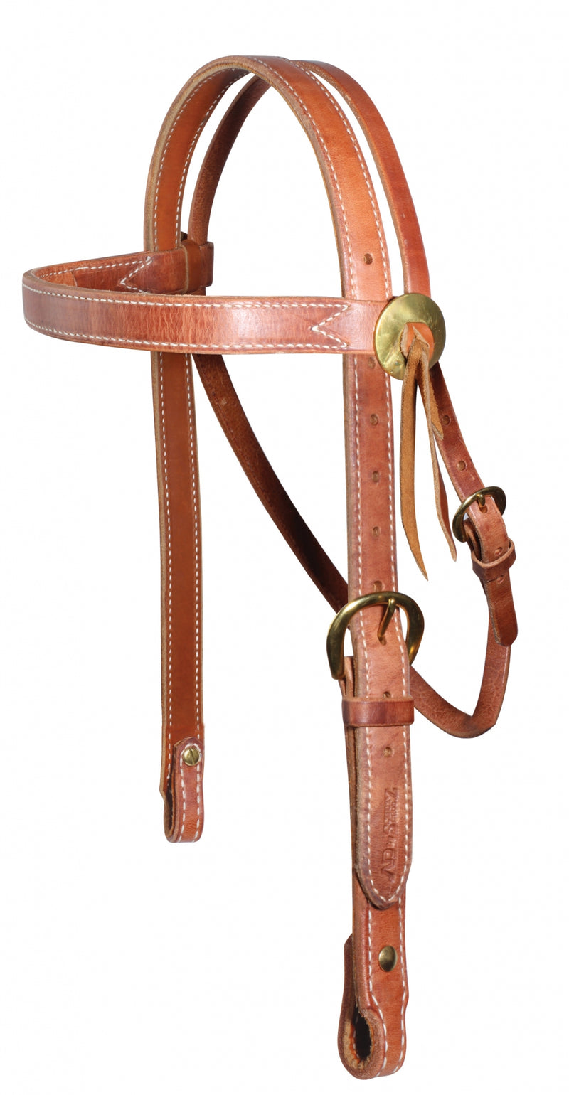 Al Dunning By Professionals Choice Heavy Brow Snaffle Headstall