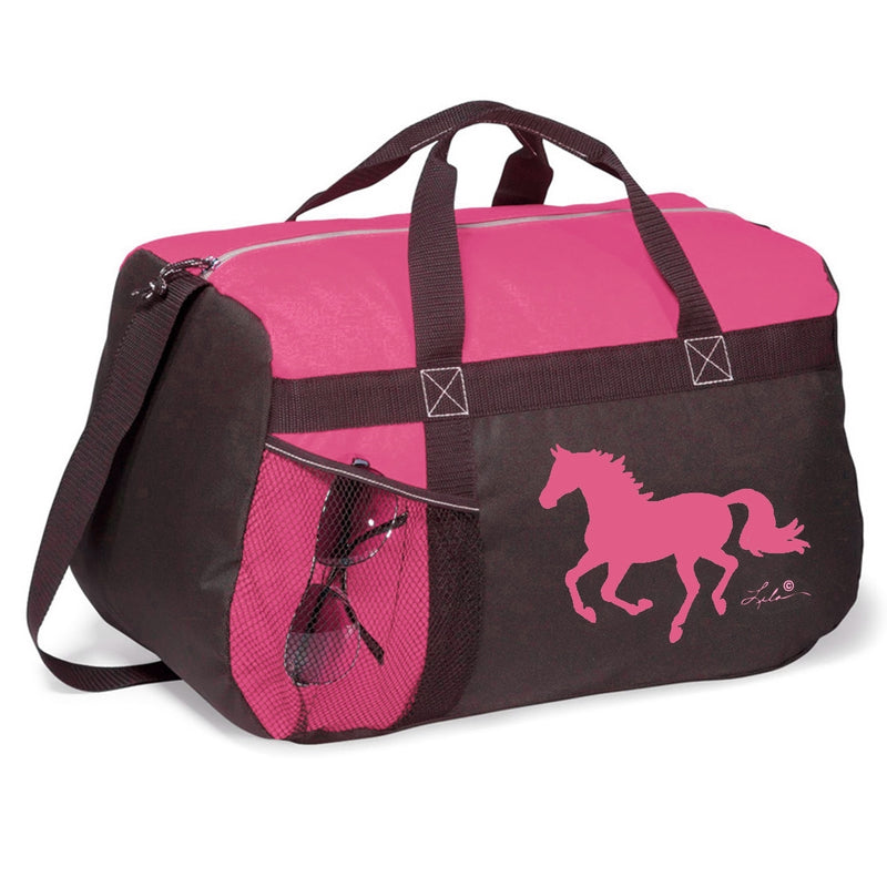 Lila Galloping Horse Duffle Bag