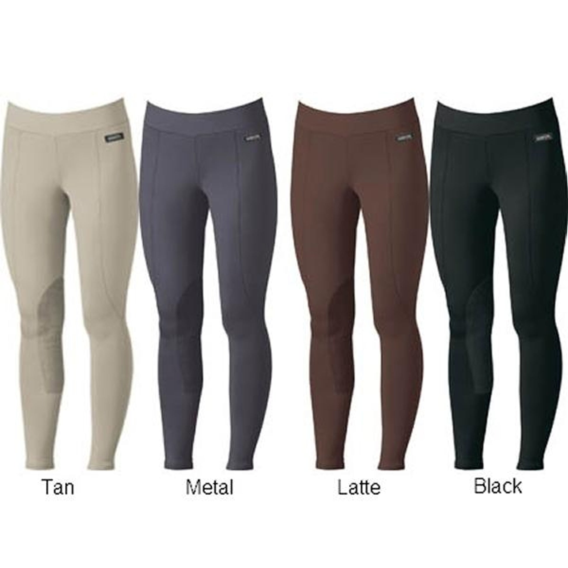 Kerrits Ladies Flow Rise Knee Patch Performance Tights