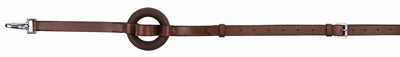 Henri de Rivel Side Reins - Leather With Donut Ring