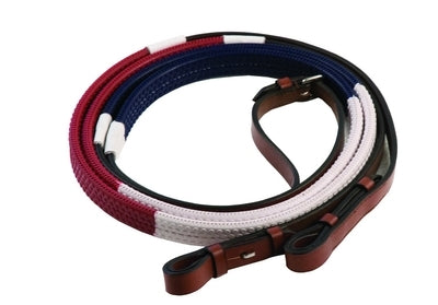 Henri de Rivel Training Reins - Patriotic