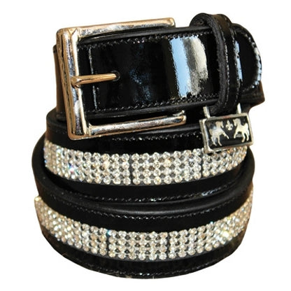Equine Couture Bling Patent Leather Belt
