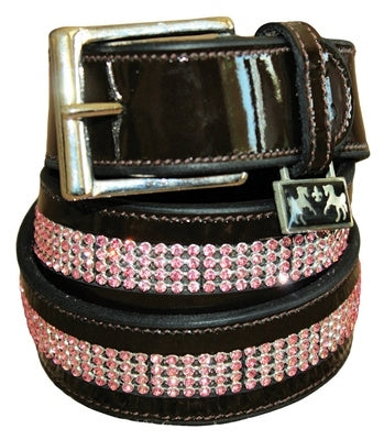 Equine Couture Bling Patent Leather Belt