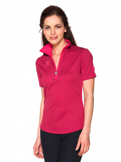 Gersemi Ladies Krista Short Sleeve Functional 1/2 Zip Shirt