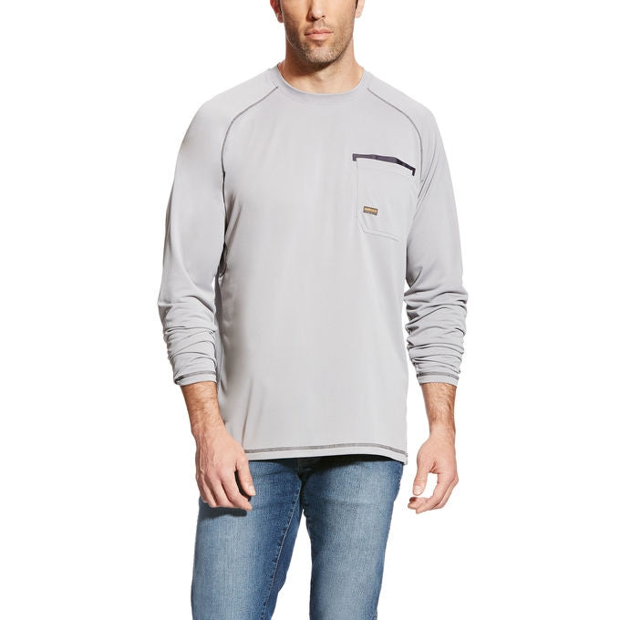 Ariat Men's Rebar Sunstopper - Alloy