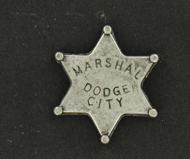 Dodge City Marshal Toy Badge Pin