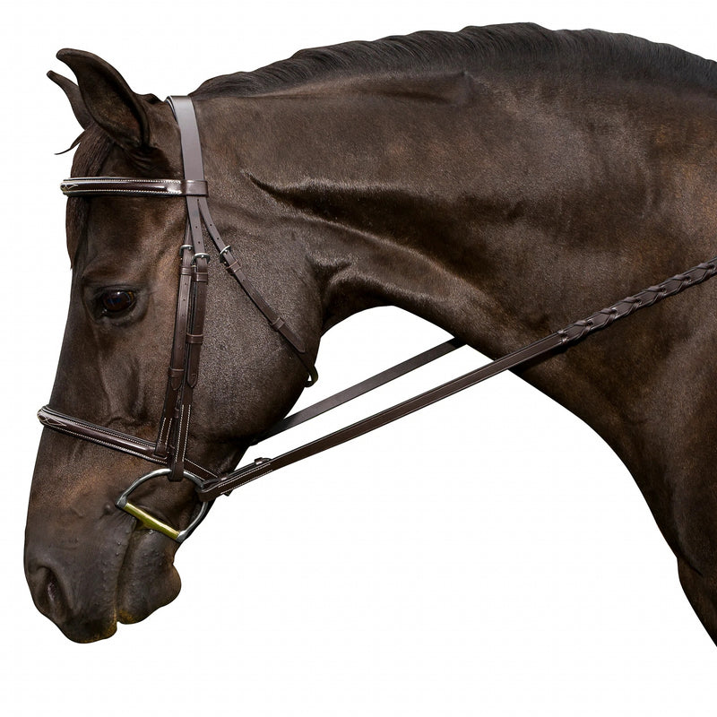 Flex Rider Fancy Stitched Raised Snaffle Bridle