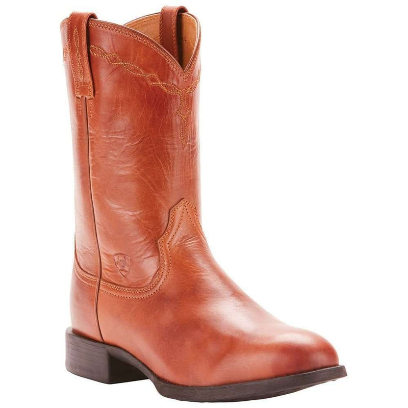 Ariat Mens Heritage Roper Round Toe Boots