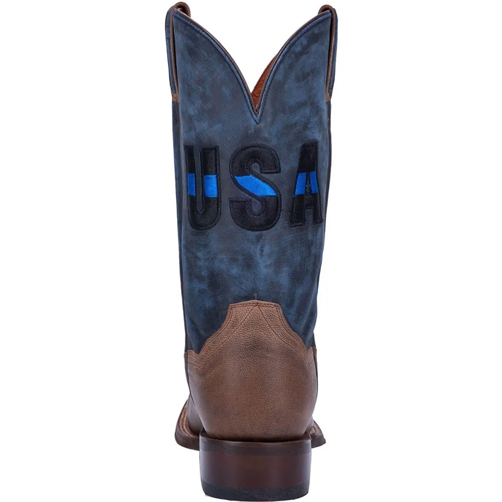 Dan Post Mens 11" Thin Blue Line Square Boots