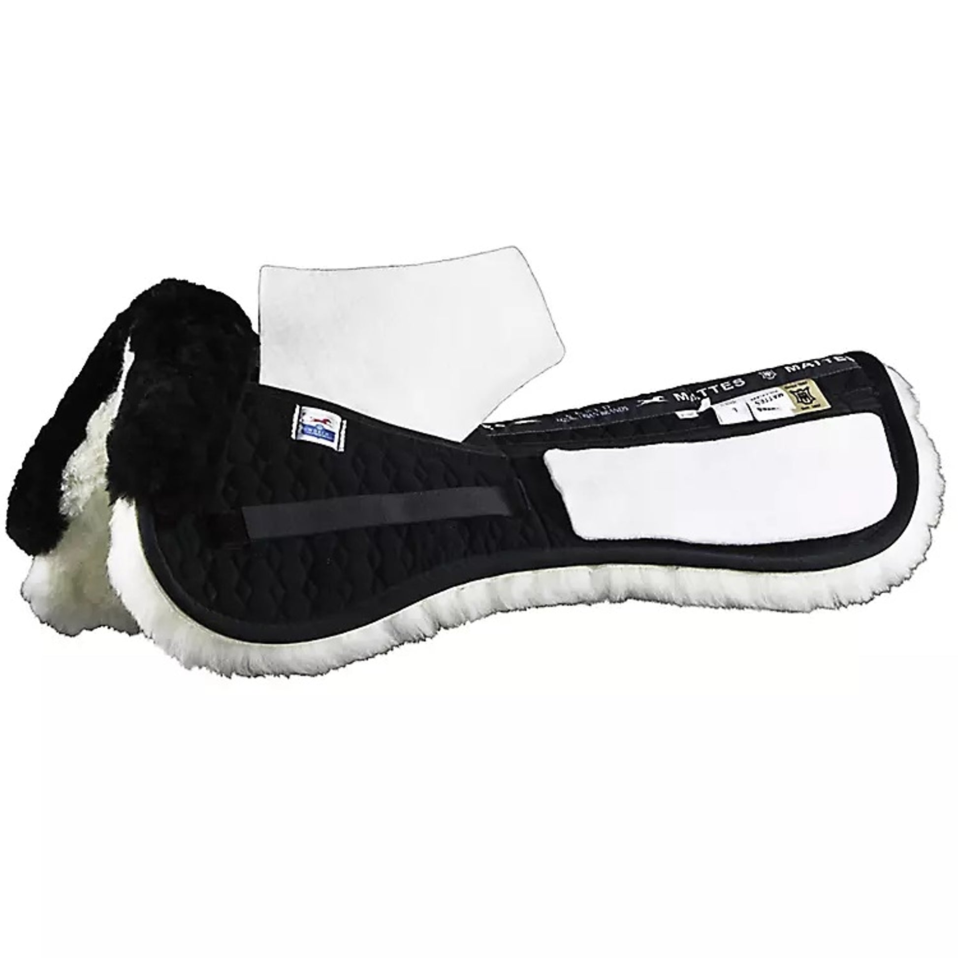E.A. Mattes Gold All Purpose Correction Half Pad with Shim Pockets