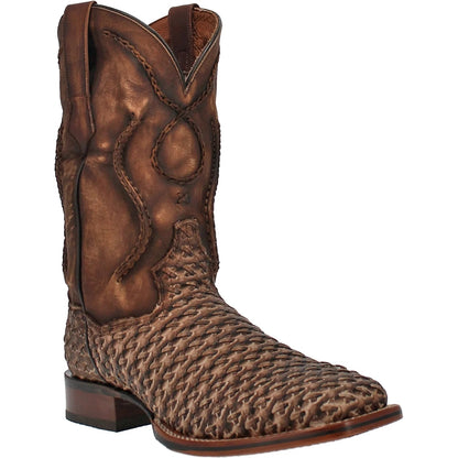 Dan Post Mens Stanley Square Toe Boots 11 D Tan