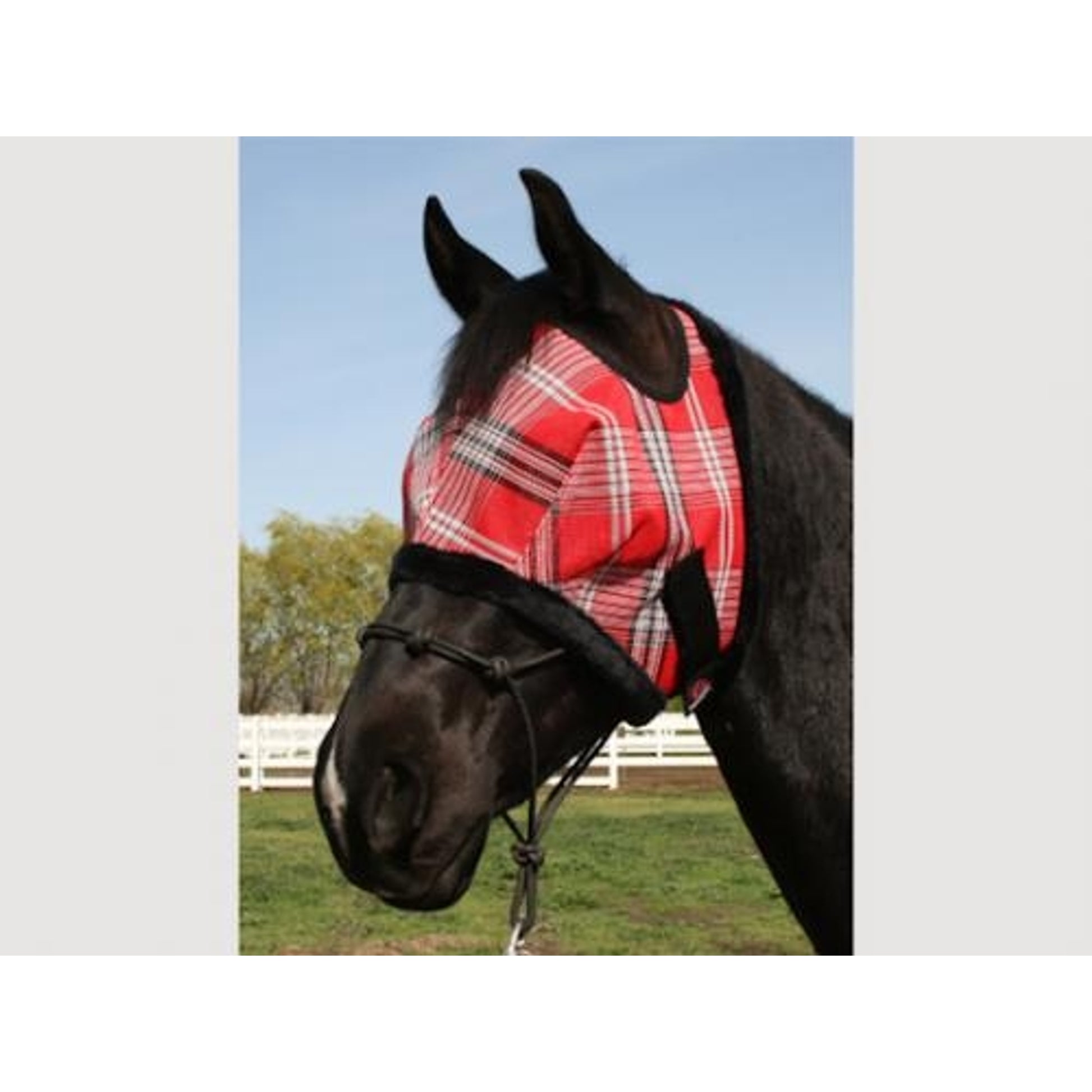 Kensington UV Fly Mask with Fleece Trim - Open Top