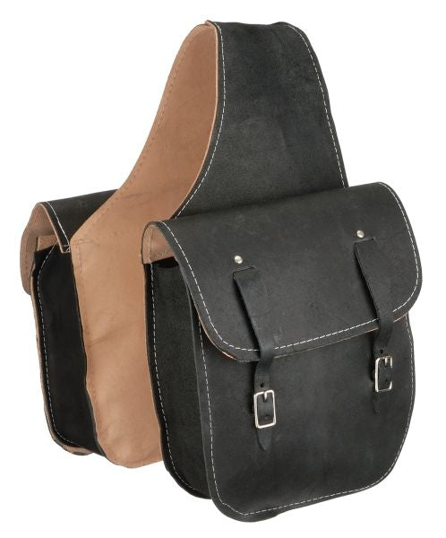 Tough-1 Split Leather Saddle Bag