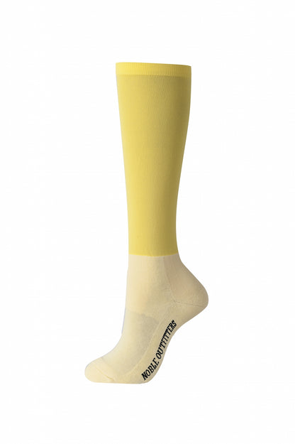 Noble Equestrian Ladies Over the Calf Peddies - Solid Colors