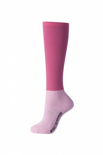 Noble Equestrian Ladies Over the Calf Peddies - Solid Colors