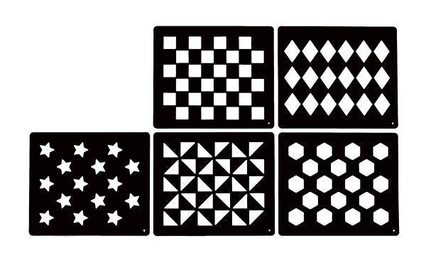 Tough-1 Groomers Choice 5 Piece Stencil Kit