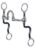 Circle Y Stage C; Black Tie - Stainless Bit