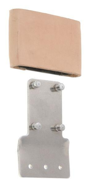 Tough-1 Leather Covered metal Blevins Style Buckle