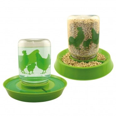 Lixit Chicken Water/Feed Fount'