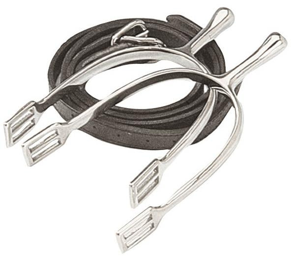 Korsteel Ladies Long Neck Dressage Spurs with Straps