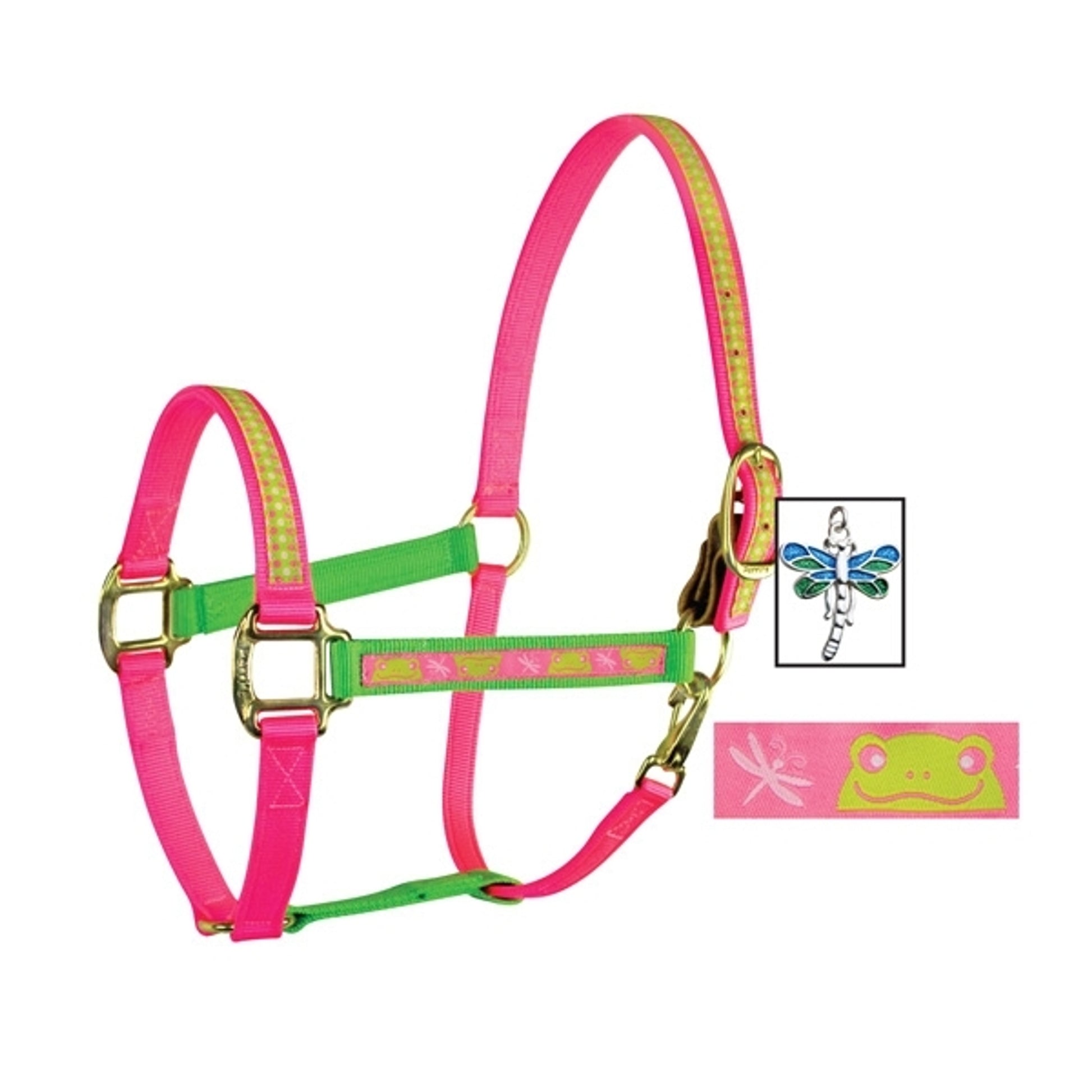 Perri's Color Duo Ribbon Nylon Halter