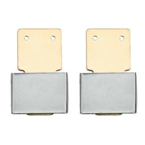 Weaver All Metal Belvin Stirrup Buckles 3 Brn
