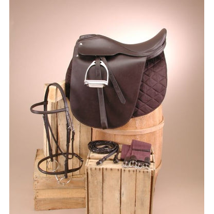 EquiRoyal Liberty Lane Fox Smooth Seat Show Saddle Package